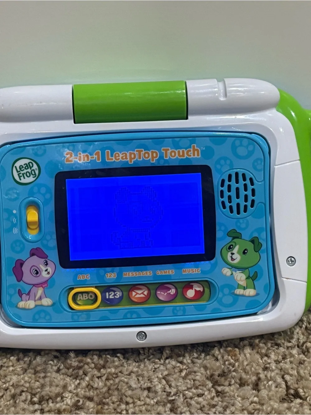 LeapFrog 2-in-1 Kids Learning Laptop – Green/Blue with Orange Keys